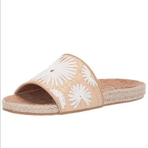 Jack Rogers Bettina Raffia Slide Size 7